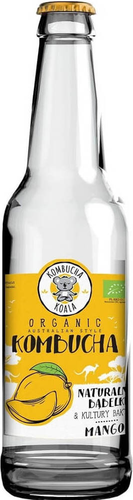 Kombucha au goût mangue BIO 330 ml - KOALA KOMBUCHA