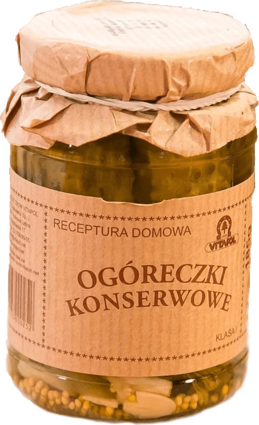 Concombres marinés au vinaigre de vin 100/185 g VITAPOL