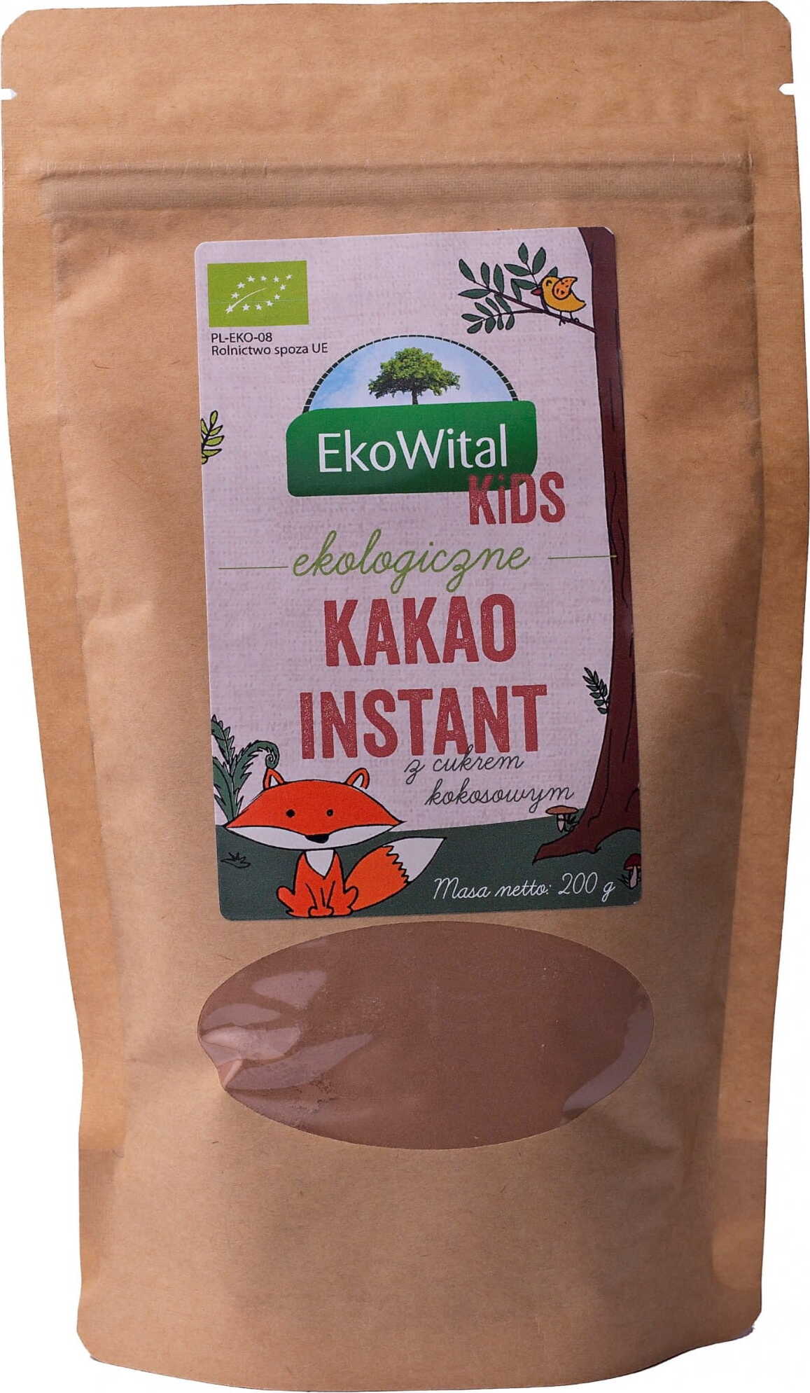 Cacao instantané BIO 200 g ECOWITAL