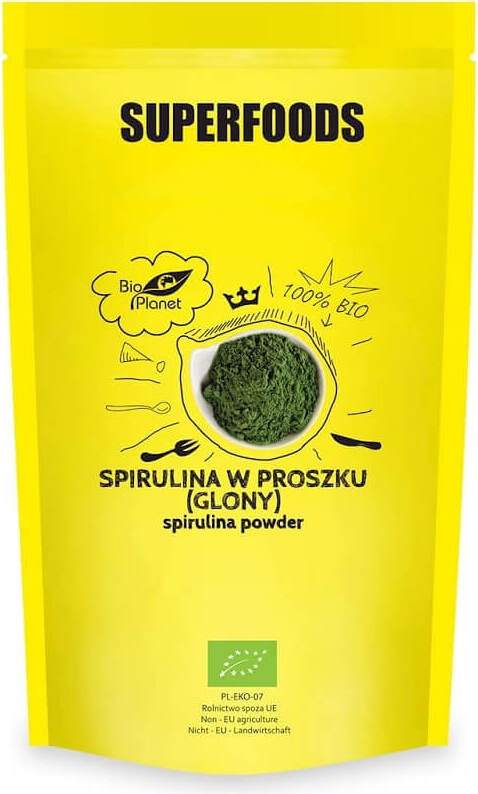 Poudre de spiruline (algues) BIO 600 g - BIO PLANET
