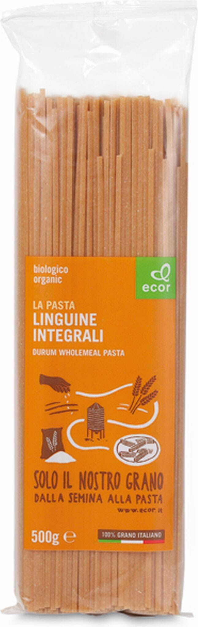 Pâtes linguines complètes BIO 500 g ECOR
