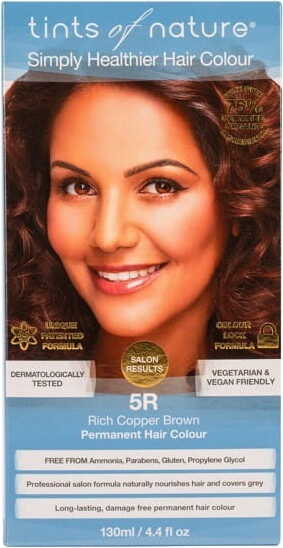Teinture naturelle pour cheveux - 5r châtain cuivré TINTS OF NATURE