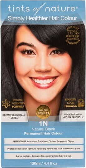 Teinture capillaire naturelle - 1n noir naturel TEINTES DE LA NATURE