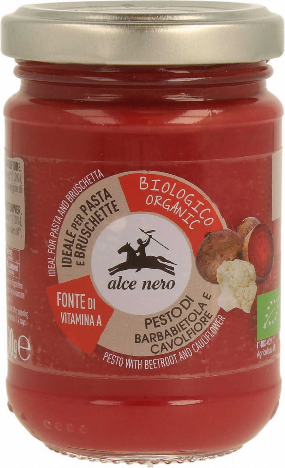 Pesto de betterave et chou-fleur BIO 130 g - ALCE NERO
