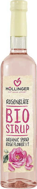Sirop de rose BIO 500 ml - HOLLINGER
