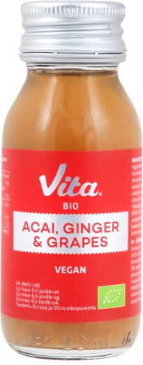 Açai fruit shot - gingembre - raisin BIO 60 ml - VITA