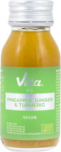 Fruit shot ananas - gingembre - curcuma BIO 60 ml - VITA