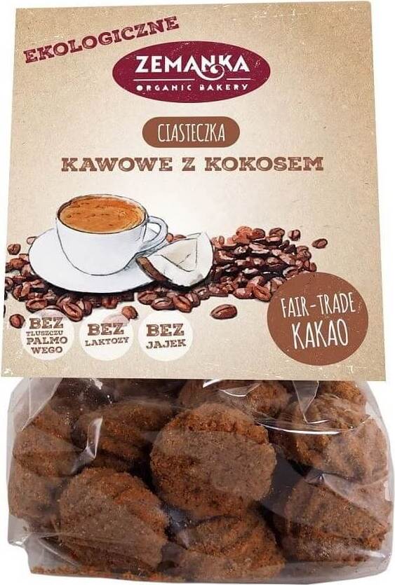 Biscuits à la noix de coco au goût de café BIO 100 g - ZEMANKA