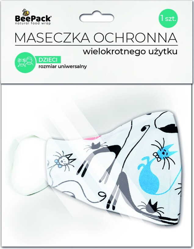 Masque profilé enfant BEEPACK chats