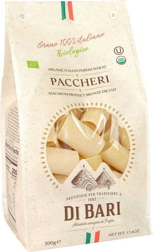 Pâtes (semoule) paccheri BIO 500 g - PASTIFICIO DI BARI