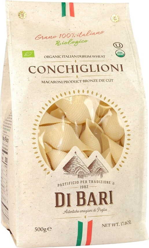 Pâtes (semoule) conchiglioni BIO 500 g - PASTIFICIO DI BARI