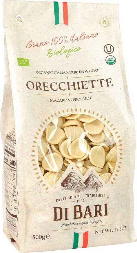 Pâtes (semoule) orecchiette BIO 500 g - PASTIFICIO DI BARI