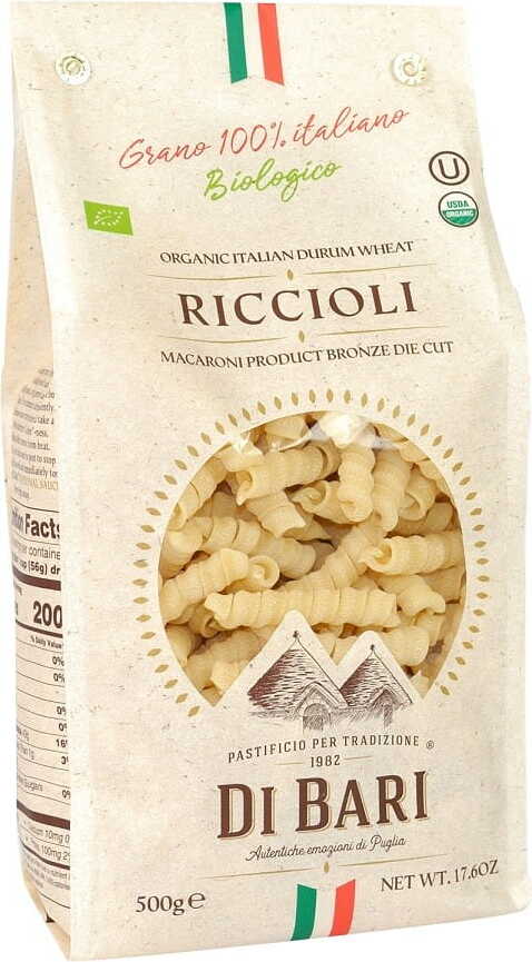 Pâtes (semoule) BIO riccioli 500 g - PASTIFICIO DI BARI
