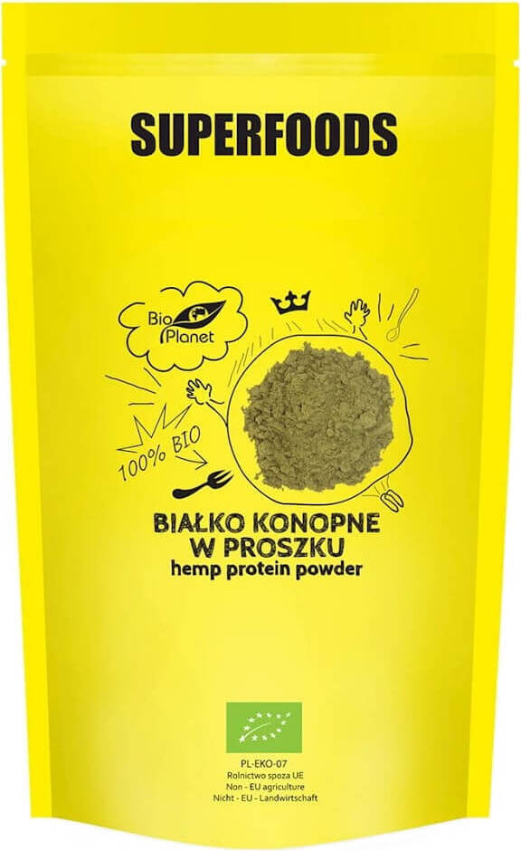 Poudre de protéine de chanvre BIO 500 g - BIO PLANET
