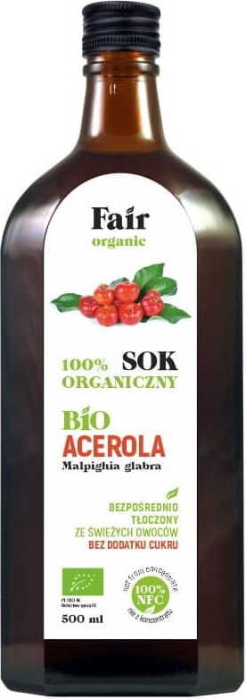 Jus d'Acérola NFC BIO 500 ml - BIO ÉQUITABLE