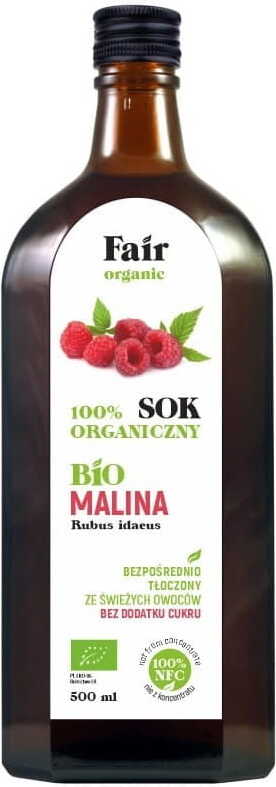 Jus de framboise NFC BIO 500 ml - BIO ÉQUITABLE