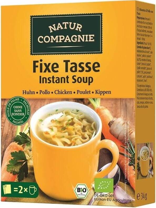Bouillon instantané BIO (2 x 17 g) - NATUR COMPAGNIE