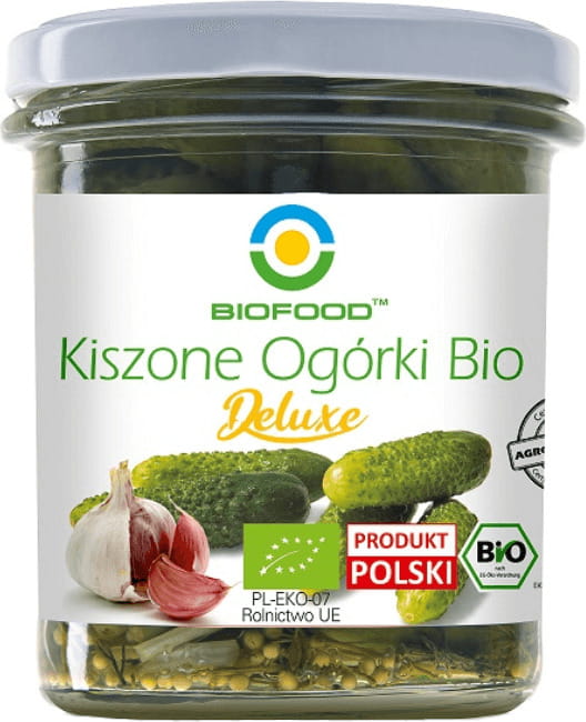 Concombres marinés deluxe BIO 320 g (230 g) - BIO FOOD