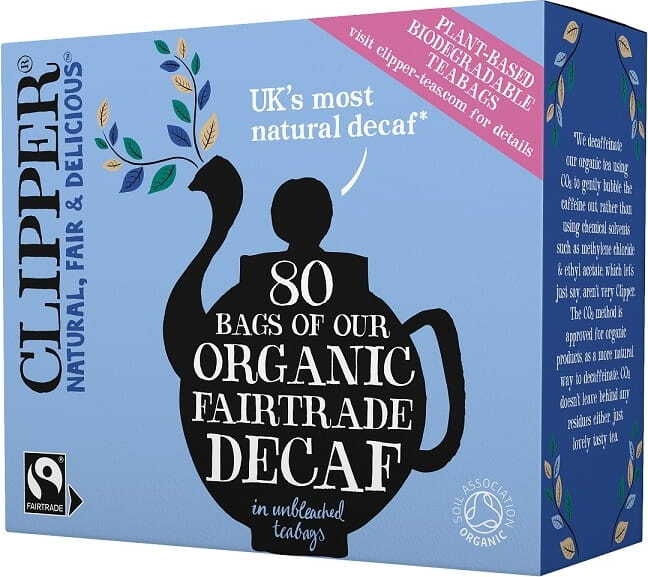 Thé noir équitable décaféiné BIO 232 g (80 x 29 g) - CLIPPER