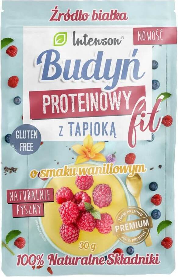 Pudding protéiné au tapioca saveur vanille 30g INTENSON