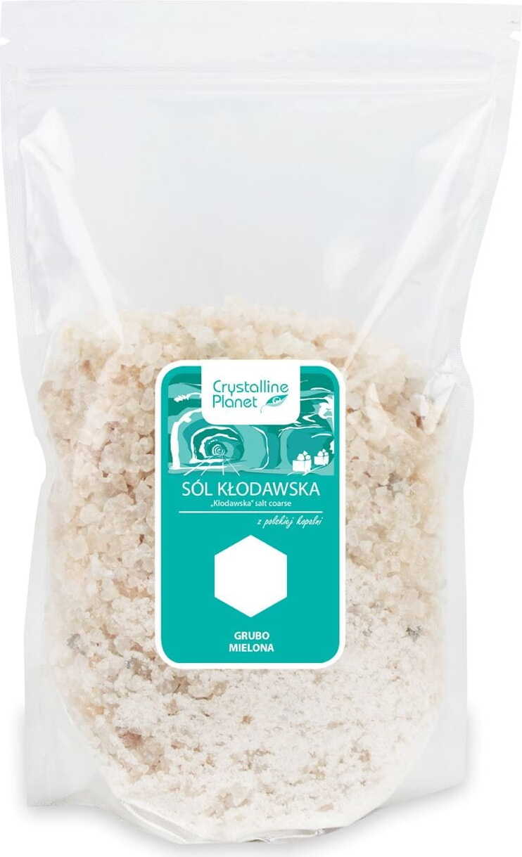 Gros sel moulu de Kłodawa 1 kg - CRYSTALLINE PLANET