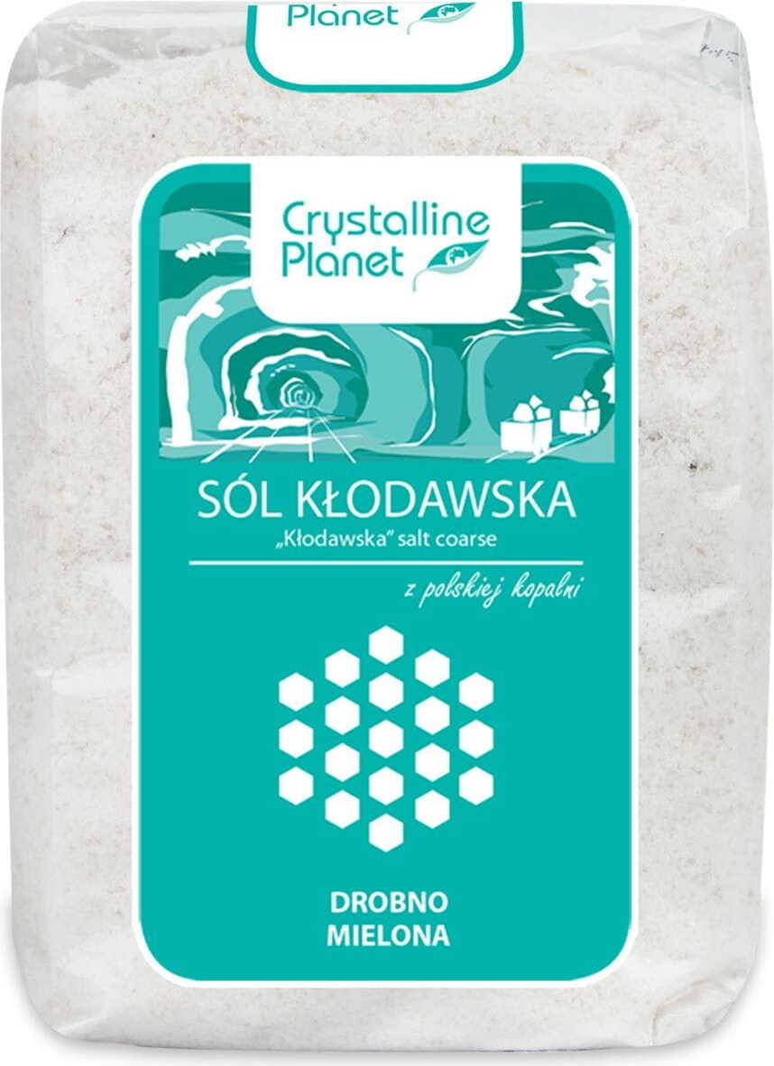 Sel de Kłodawa, finement moulu 600 g - CRYSTALLINE PLANET