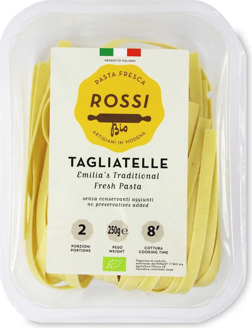 Pâtes (semoule aux œufs frais) tagliatelles BIO 250 g - PASTA FRESCA ROSSI