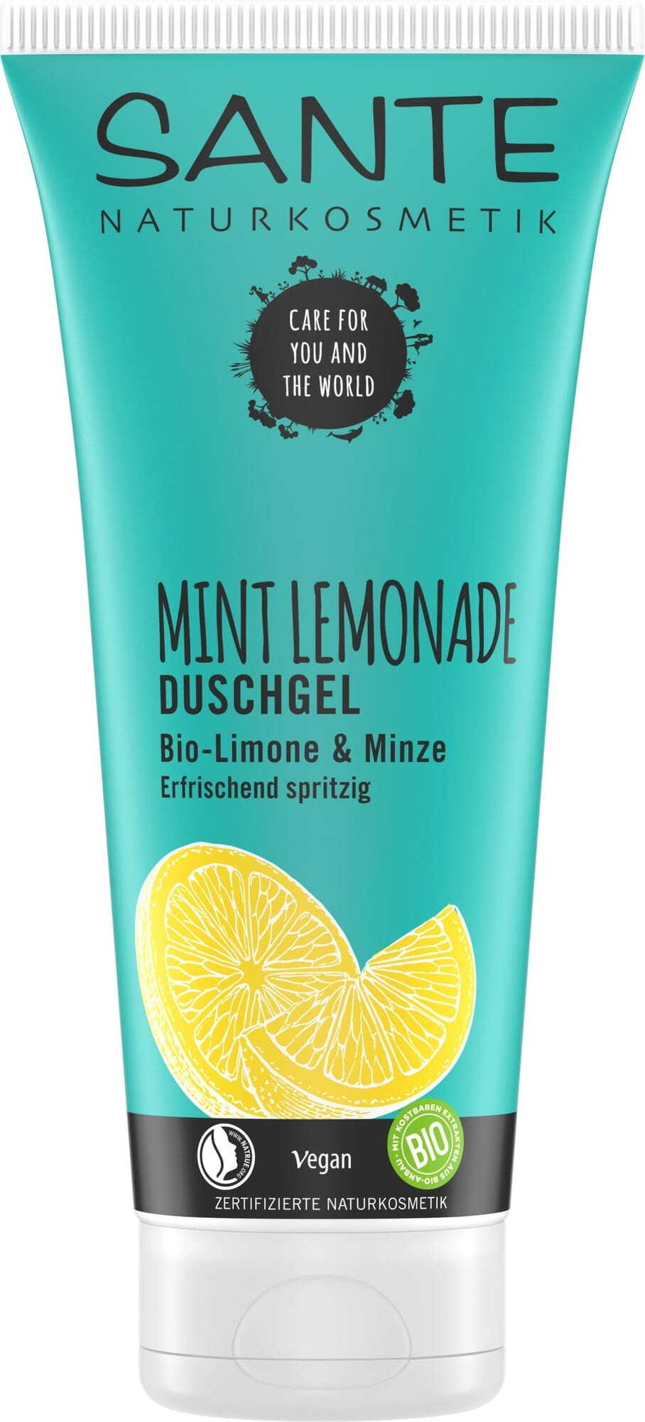 Gel douche écologique citron vert et menthe 200 ml - SANTE