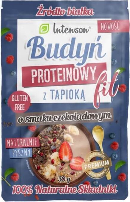 Pudding protéiné au tapioca saveur chocolat 30g INTENSON