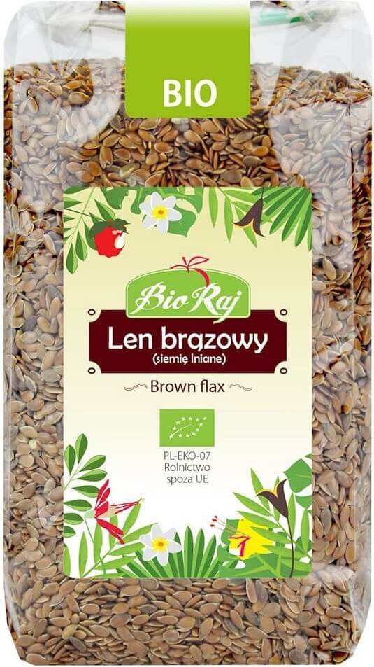 Lin brun (graines de lin) BIO 500 g - BIO RAJ