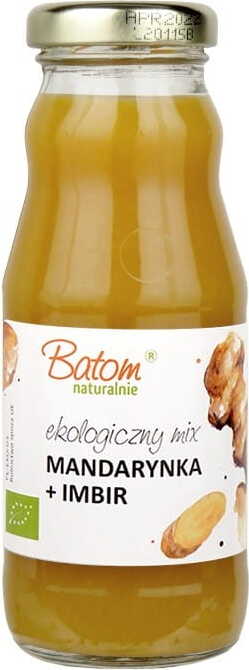 Jus de mandarine - gingembre NFC BIO 200 ml - BATOM