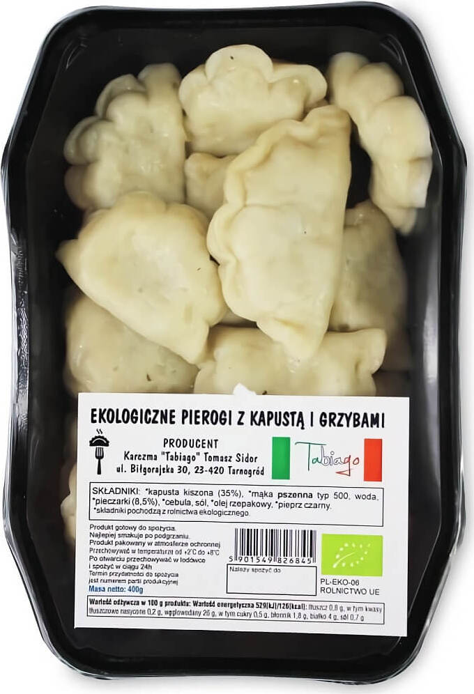 Dumplings au chou et champignons BIO 400 g - KARCZMA TABIAGO