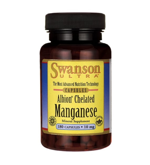 Albion manganèse chélate 10mg 180 gélules SWANSON