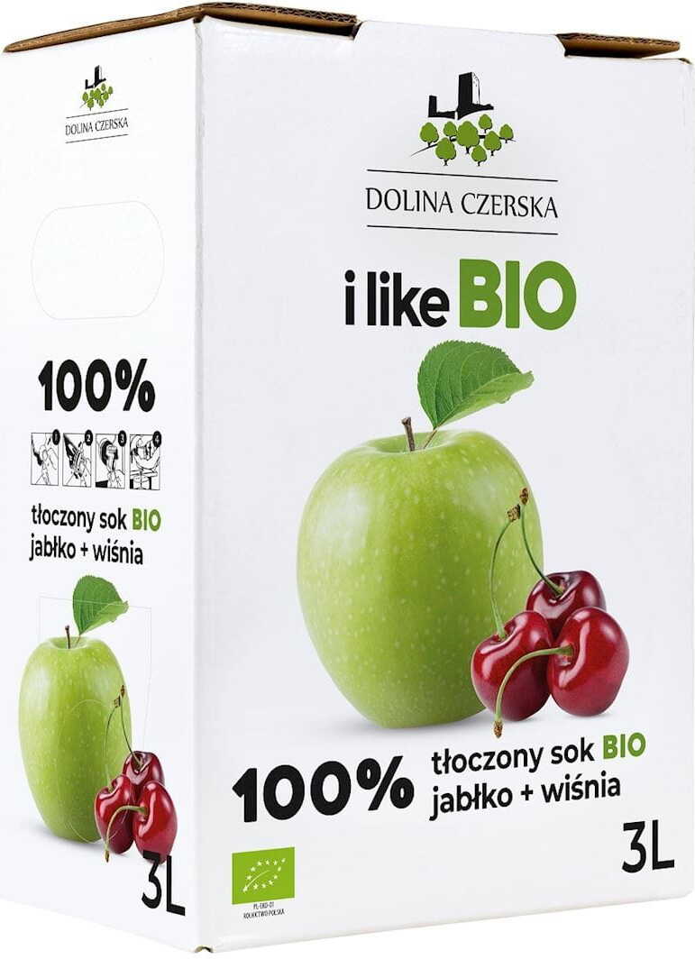 Jus de pomme et de cerise NFC BIO 3 L - CZERSKA VALLEY