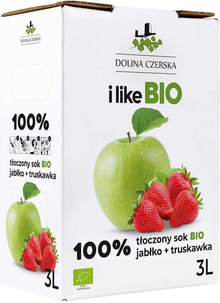 Jus de pomme et fraise NFC BIO 3 L - CZERSKA VALLEY