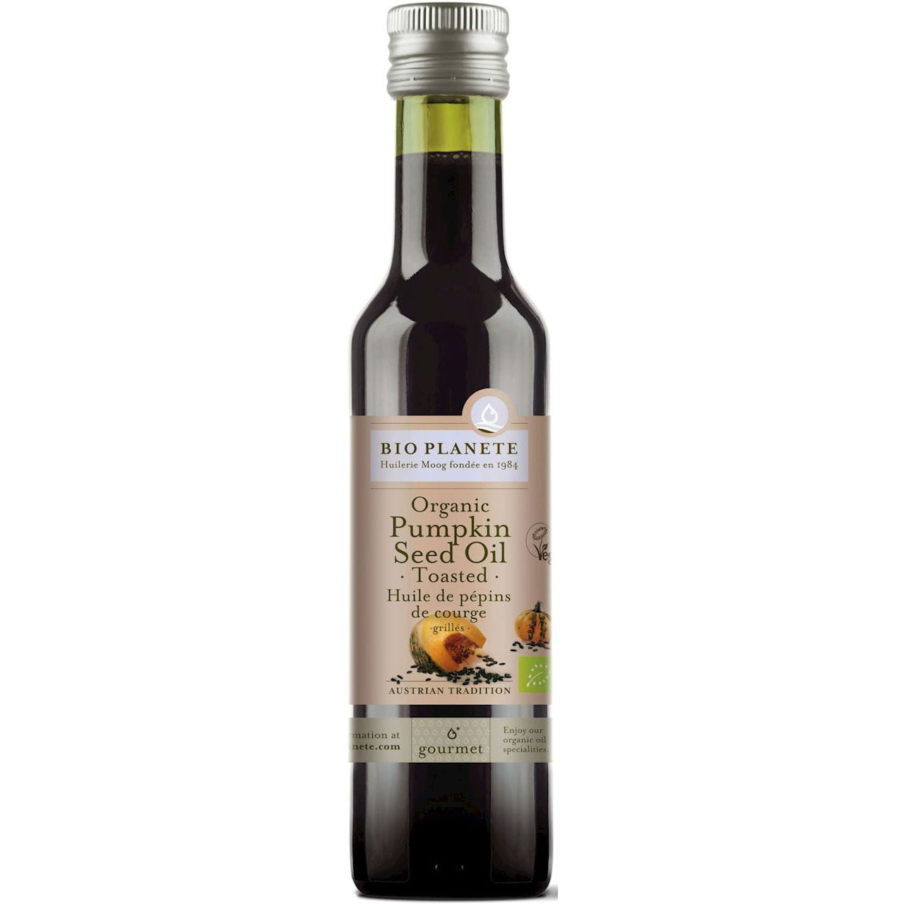 Huile de pépins de courge (issue de graines torréfiées) BIO 250 ml - BIO PLANETE