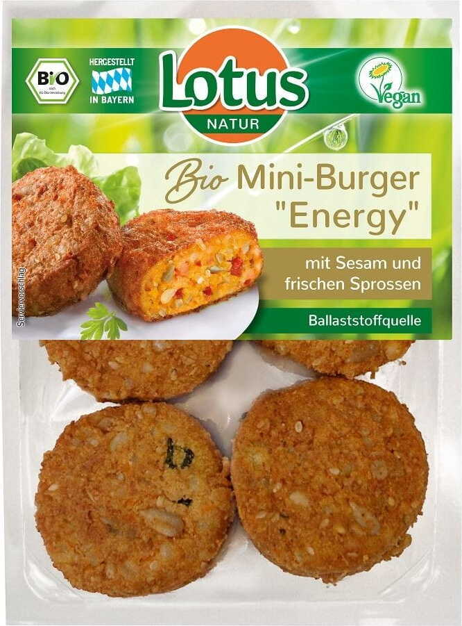 Mini burgers de légumes au tofu BIO 250 g - LOTUS