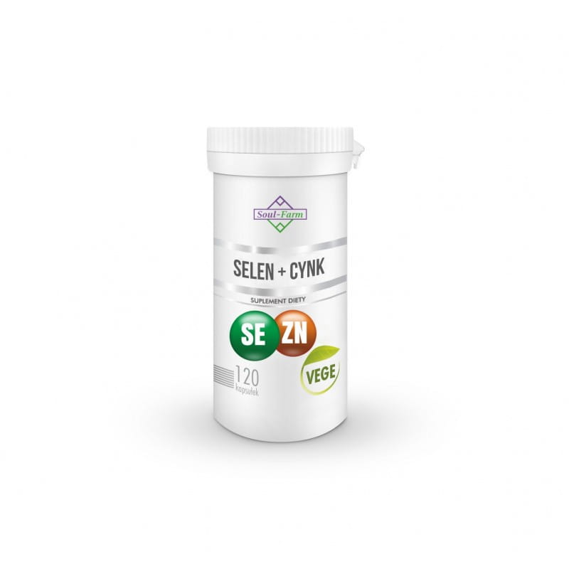Sélénium + zinc 120 gélules (15 MG + 300 mcg) - SOUL FARM