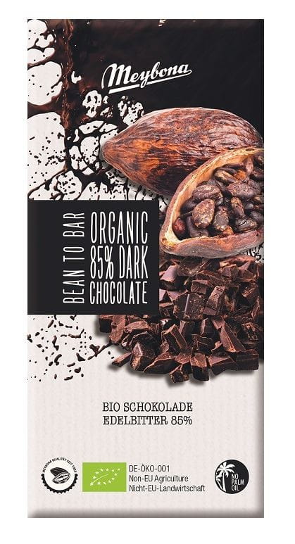 Chocolat amer 85% BIO 100 g - MEYBONA