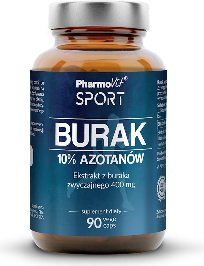 Betterave 90 gélules 513 g - PHARMOVIT SPORT