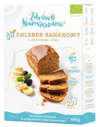 BIO banana bread au chia 400g HEALTHY MIXTE
