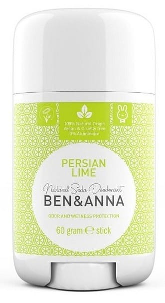 Déodorant naturel à base de persan & lime soda plastique stick 60 g BEN & ANNA