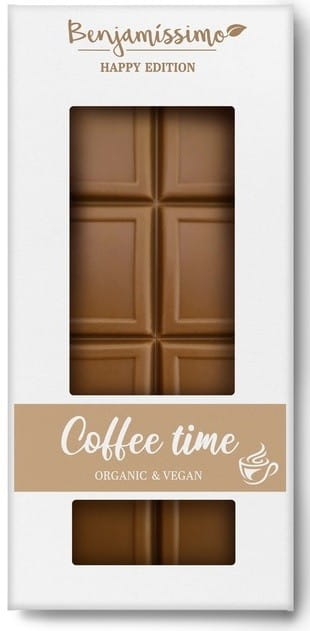 Chocolat vegan he coffee coffee time sans gluten BIO 70 g BIOBENJAMIN