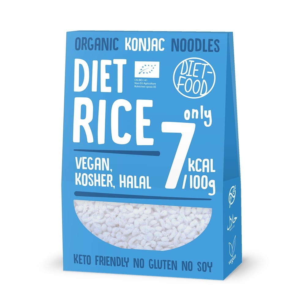 Pâtes de riz shirataki sans gluten BIO 300 g DIET - FOOD