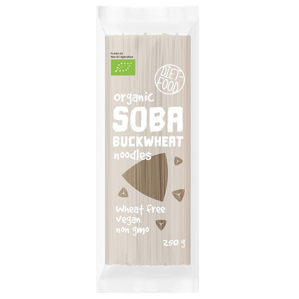 Nouilles soba au sarrasin sans gluten BIO 250 g DIET - FOOD