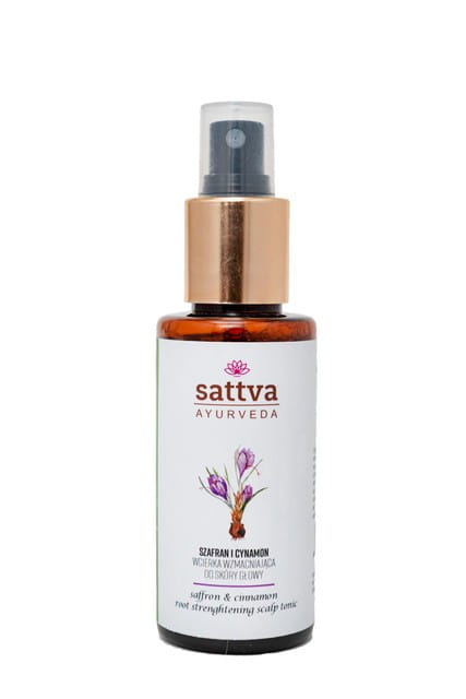 Lotion cuir chevelu fortifiante safran et cannelle 100 ml - SATTVA
