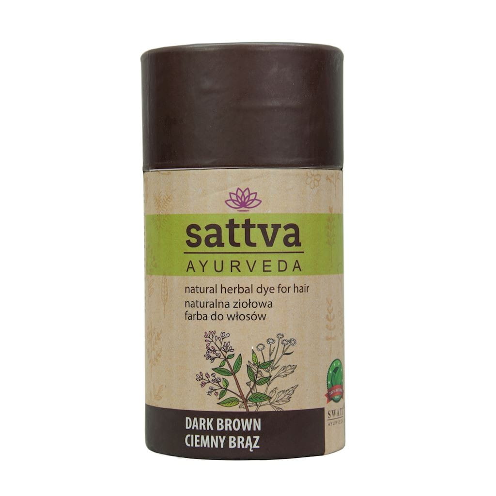 Henné marron foncé 150 g - SATTVA