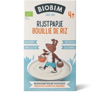 4 mc bouillie de riz à la vitamine B1 sans gluten BIO 200 g - BIOBIM