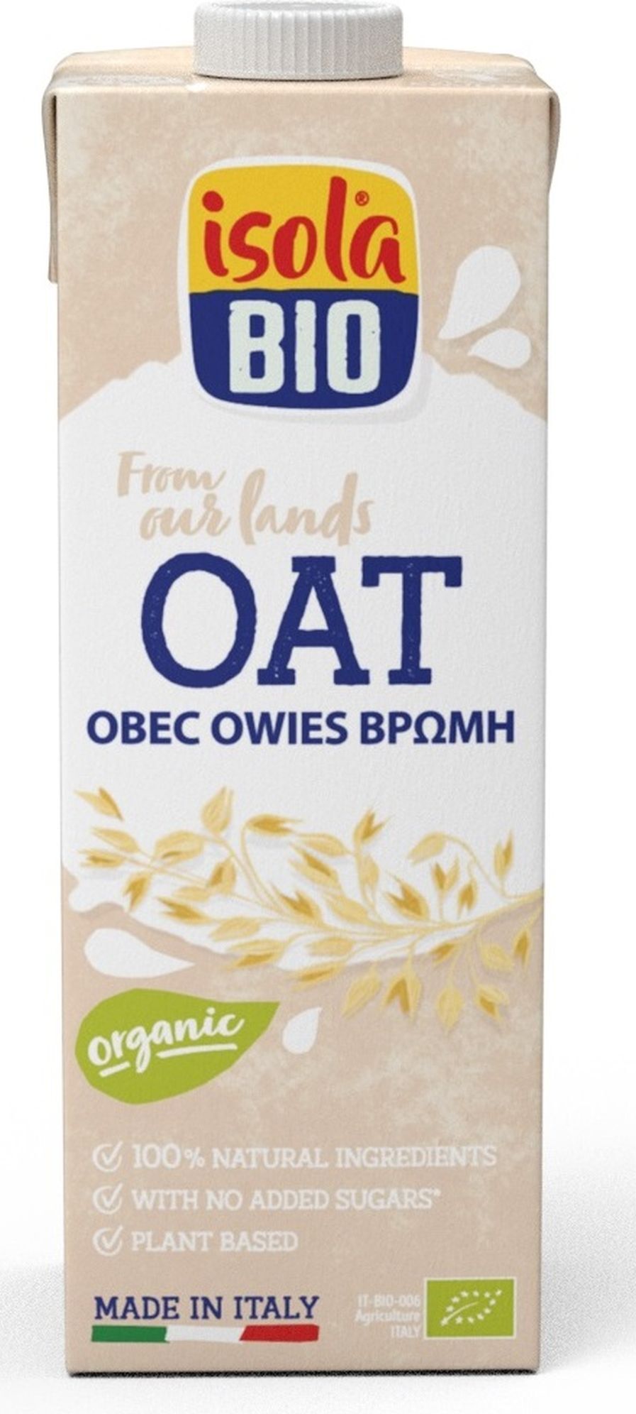 Boisson à l'avoine BIO 1000 ml ISOLA bio