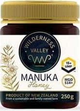 Miel de Manuka UMF 15 + MGO 514 + 250 g WILDERNESS VALLEY LTD